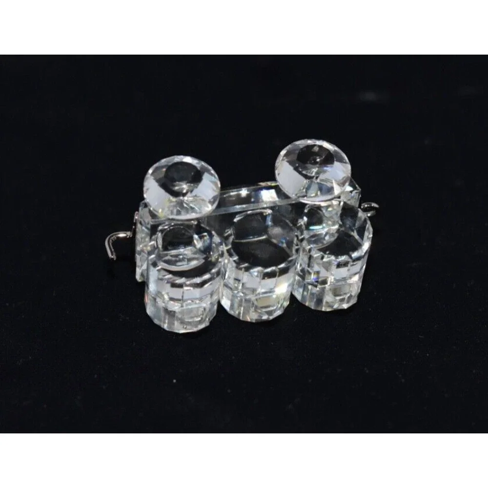 Swarovski Crystal Train Petrol Wagon Figurine 